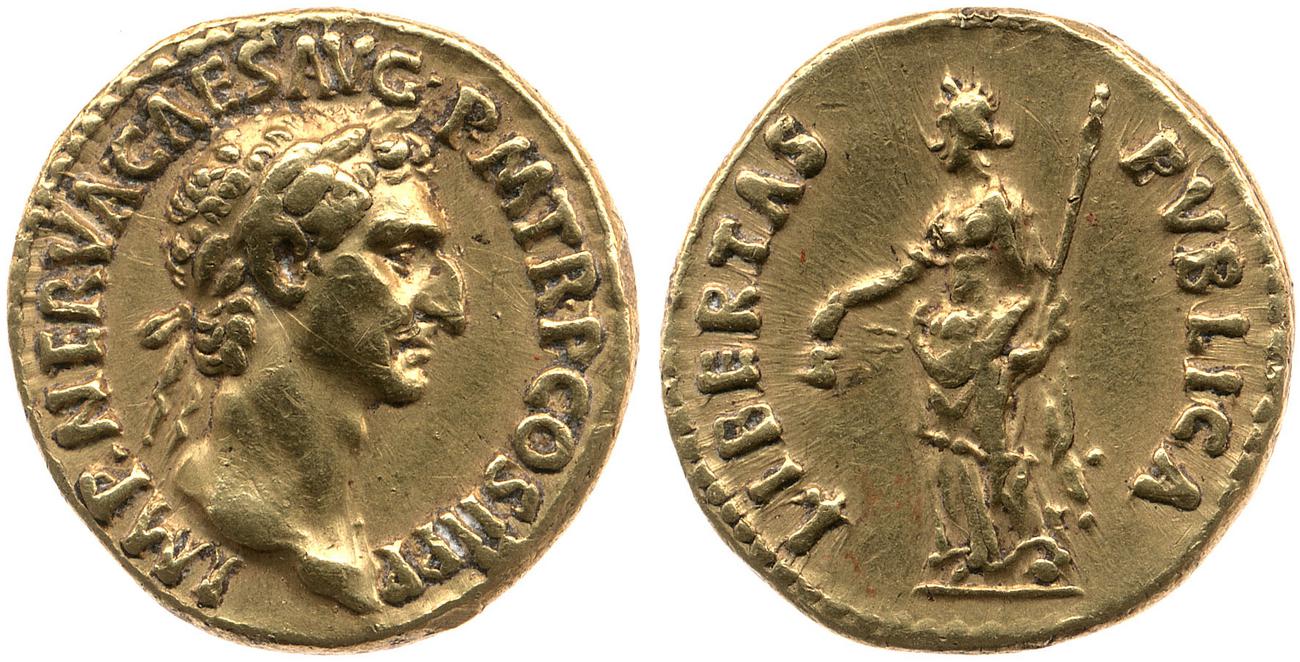 аверс RIC II Nerva 7