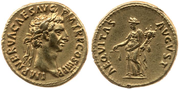 RIC II Nerva 13, реверс, bm