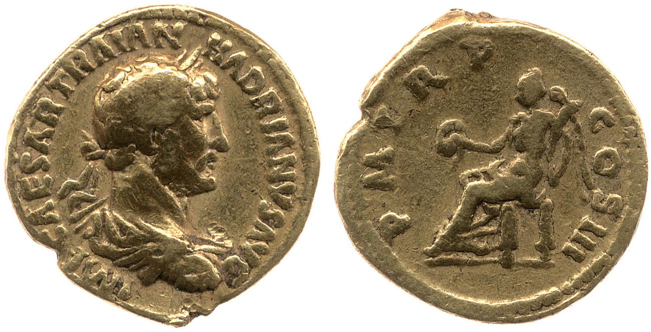 аверс RIC II, Part 3 (second edition) Hadrian 336