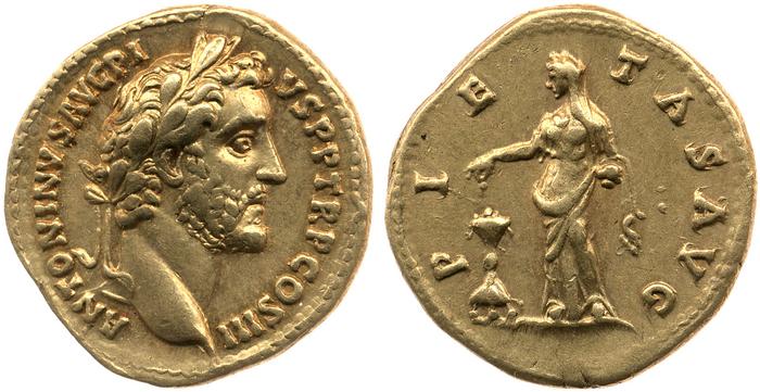 реверс RIC III Antoninus Pius 79