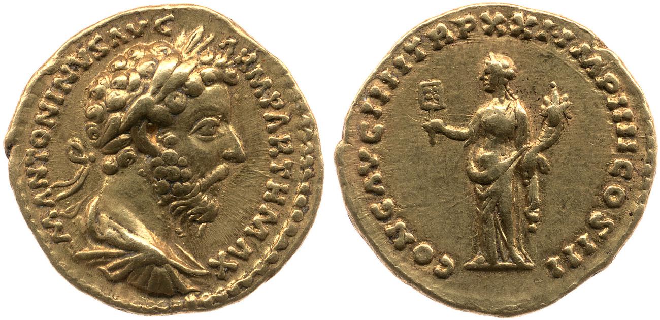 аверс RIC III Marcus Aurelius 167