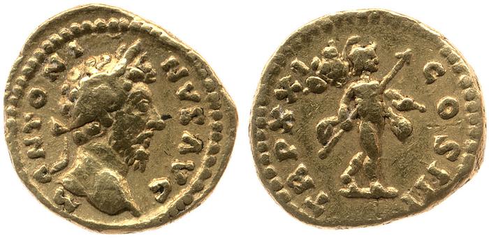 реверс RIC III Marcus Aurelius 168