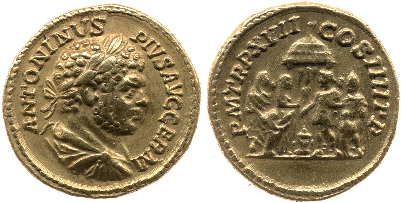 RIC IV Caracalla 249, аверс, bm