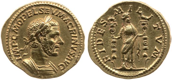 реверс RIC IV Macrinus 64