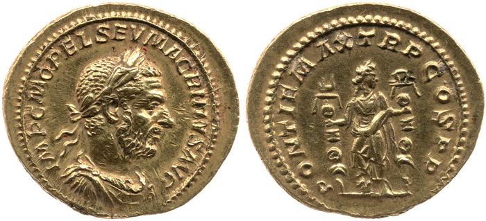 реверс RIC IV Macrinus 22