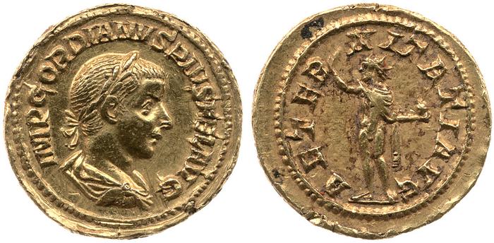 RIC IV Gordian III 109, реверс, bm