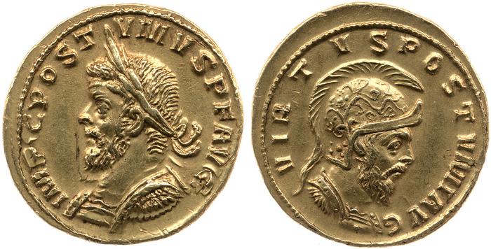 RIC V Postumus 45, реверс, bm