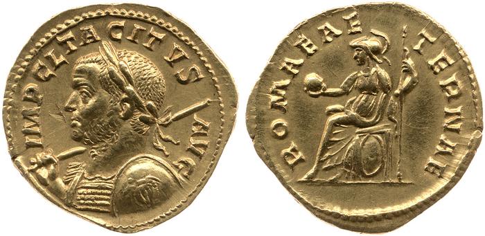 RIC V Tacitus 10, реверс, bm