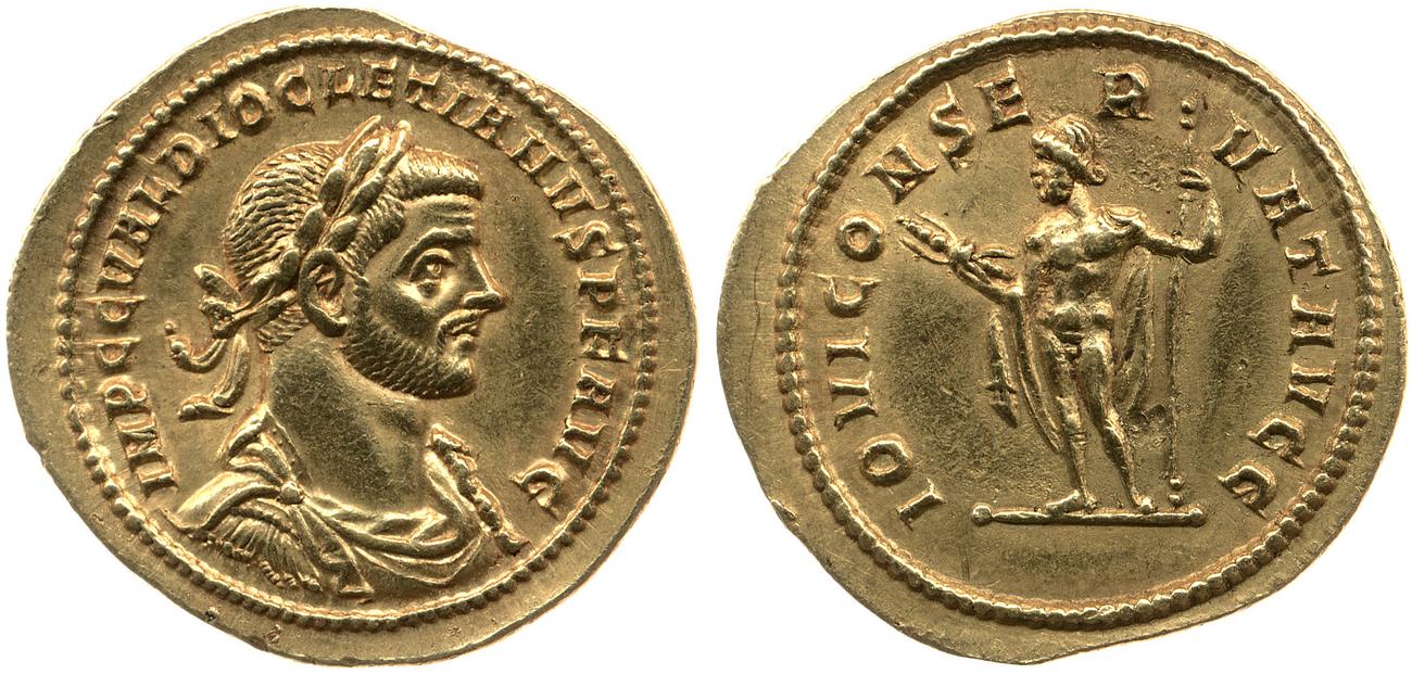 RIC V Diocletian 134, аверс, bm