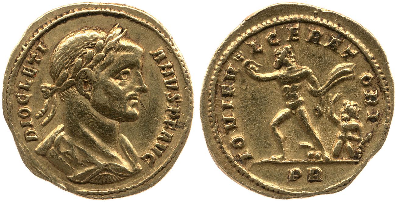 RIC V Diocletian 146, аверс, bm