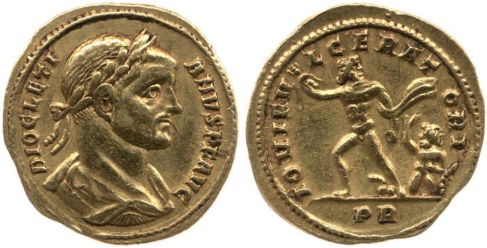 RIC V Diocletian 146, реверс, bm