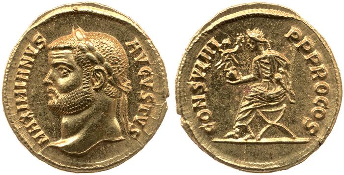 реверс RIC V Diocletian 597