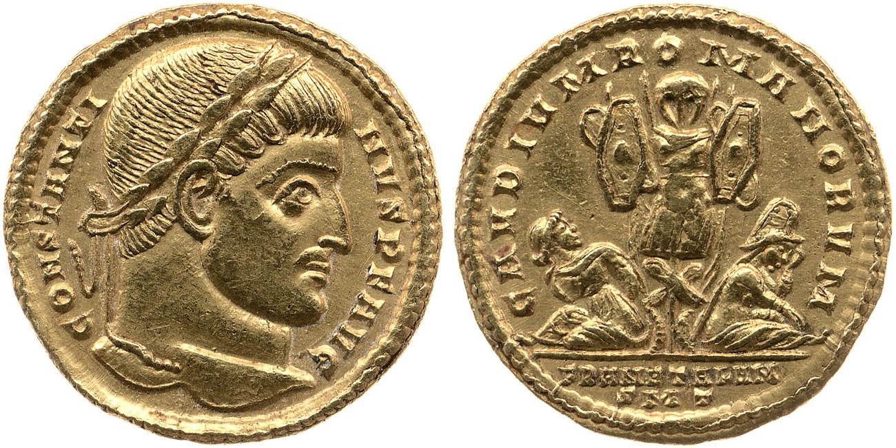 аверс RIC VII Ticinum 28