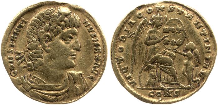 реверс RIC VII Constantinople 107