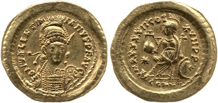 реверс RIC X Theodosius II (East) 302
