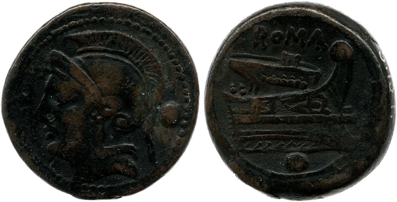 RRC 38/6, аверс, bm
