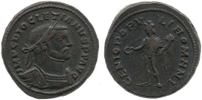 RIC VI Londinium 6a, реверс, bm