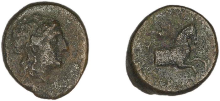 Colophon Kinns 1980 Period II, AE 16, реверс, bm
