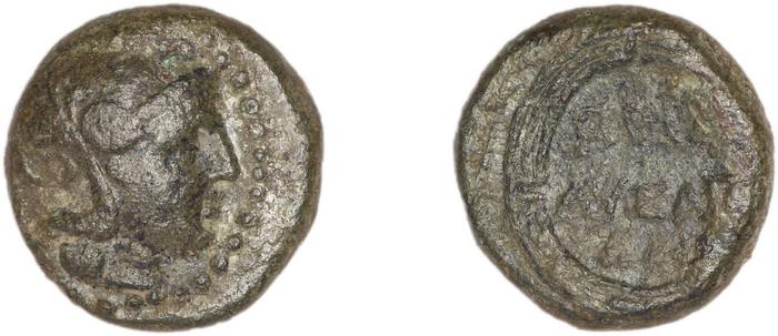 Priene Regling 1927 P, реверс, bm