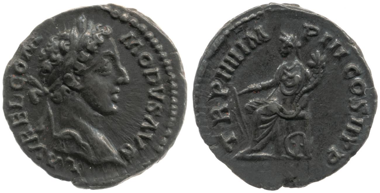 аверс RIC III Marcus Aurelius 662