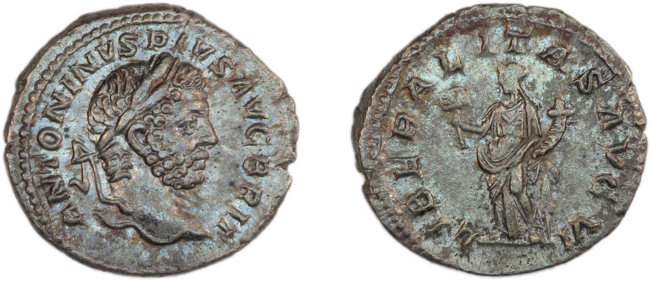RIC IV Caracalla 216, аверс, bm