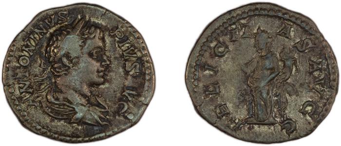 RIC IV Caracalla 127, реверс, bm