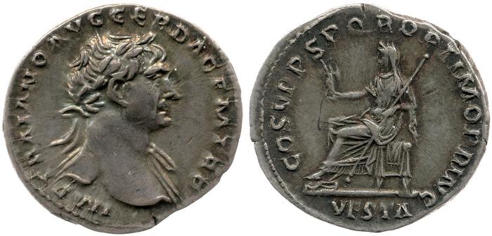 RIC II Trajan 108, реверс, bm