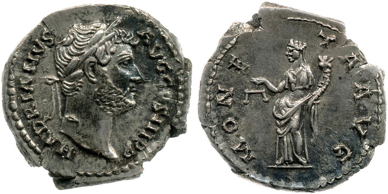 аверс RIC II, Part 3 (second edition) Hadrian 2223