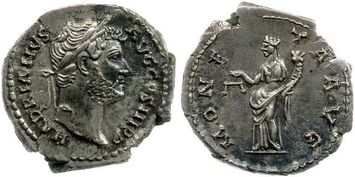 реверс RIC II, Part 3 (second edition) Hadrian 2223