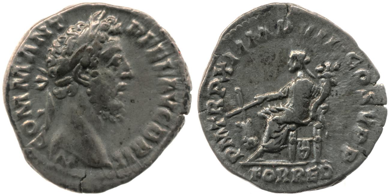 RIC III Commodus 131, аверс, bm