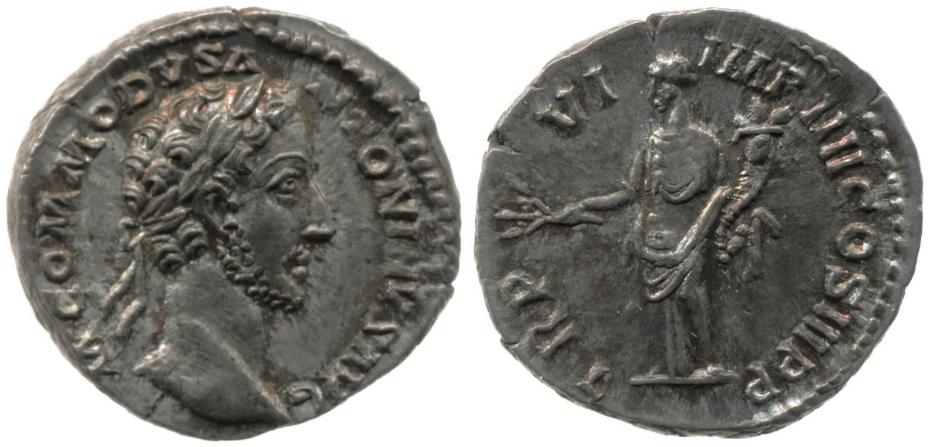 RIC III Commodus 17, аверс, bm