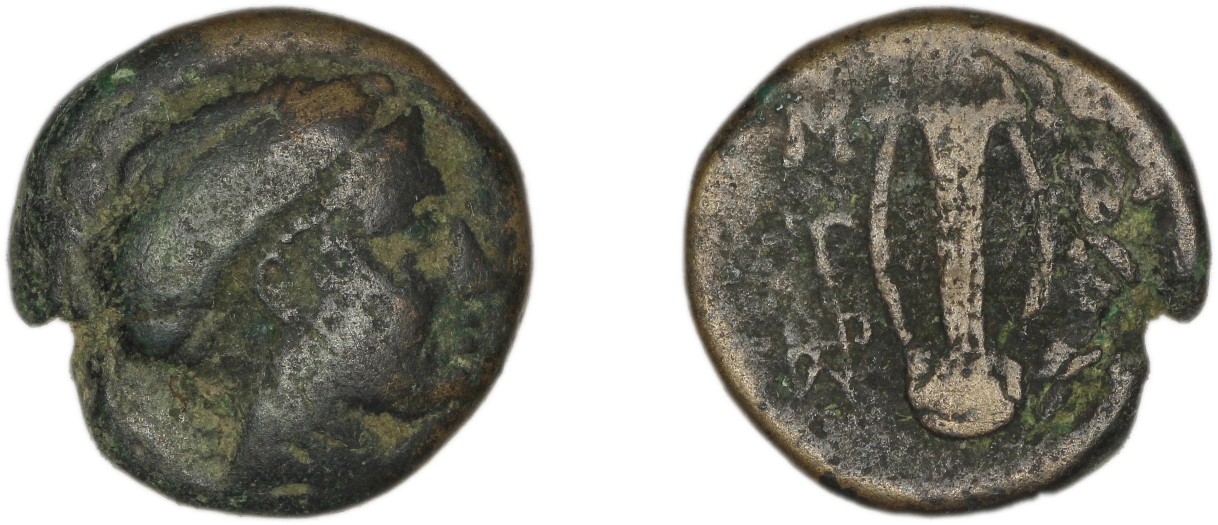 Mytilene Babelon 1910 2252, аверс, bm