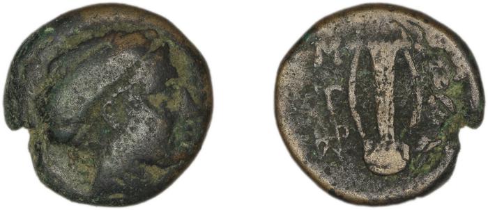 Mytilene Babelon 1910 2252, реверс, bm