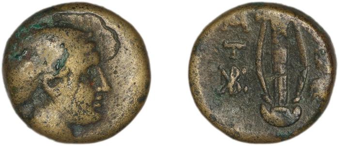 Mytilene Babelon 1910 2252, реверс, bm