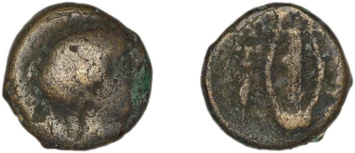 Mytilene Babelon 1910 2252, реверс, bm