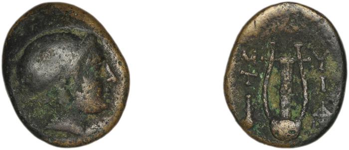 Mytilene Babelon 1910 2252, реверс, bm
