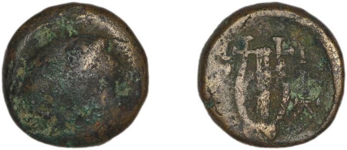 Mytilene Babelon 1910 2252, реверс, bm