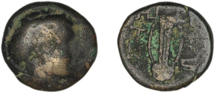 Mytilene Babelon 1910 2252, реверс, bm