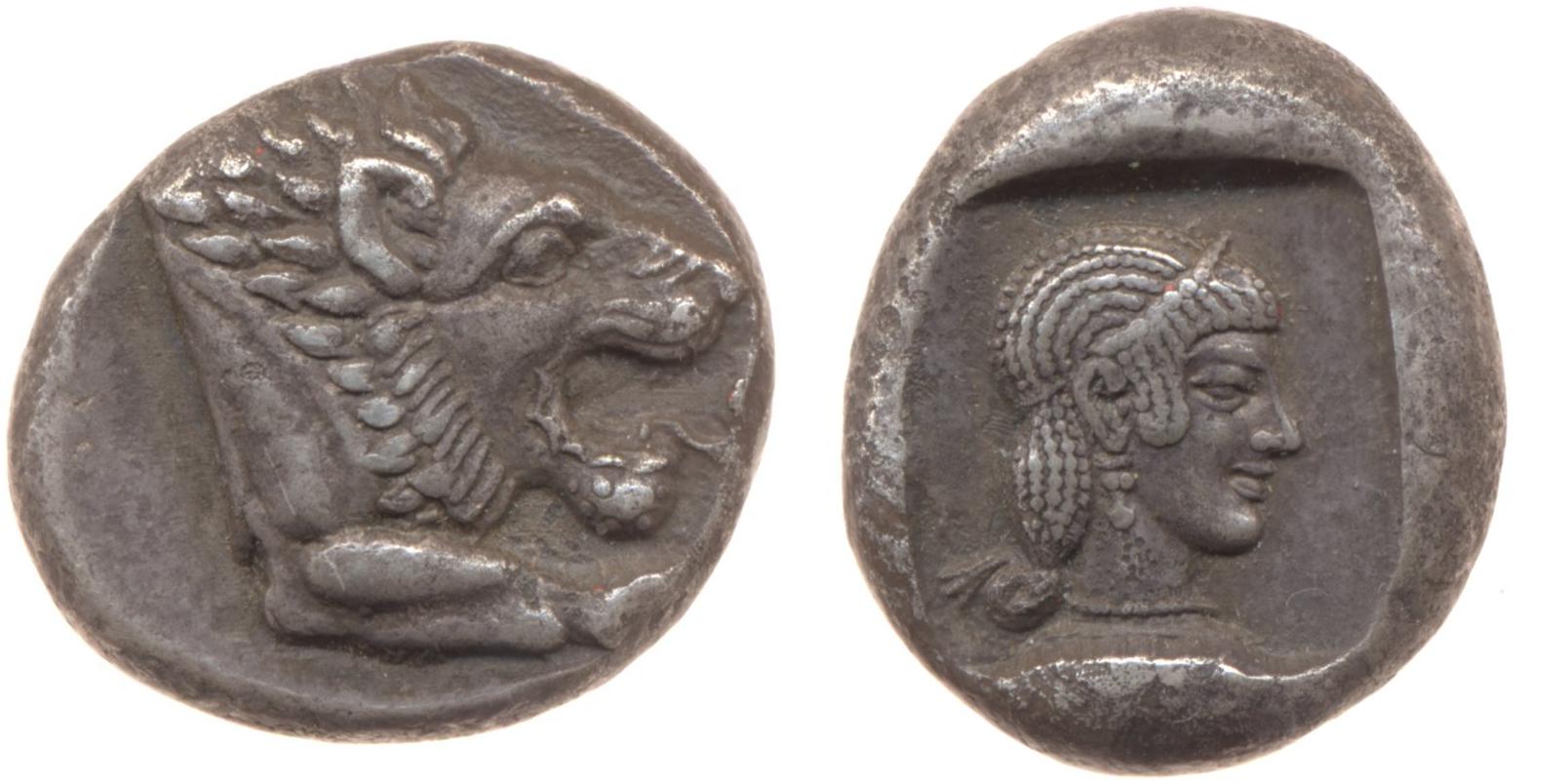 Cnidus Cahn 1970 Series IV, аверс, bm