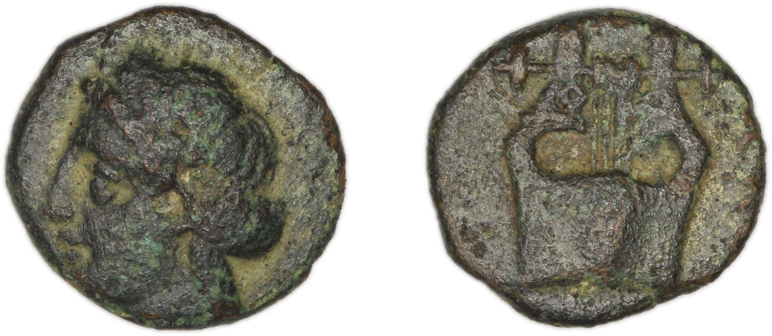 аверс Colophon Kinns 1980 Period I.2, AE 4