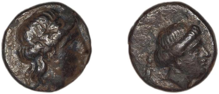 Mytilene Babelon 1910 2237-8, реверс, bm