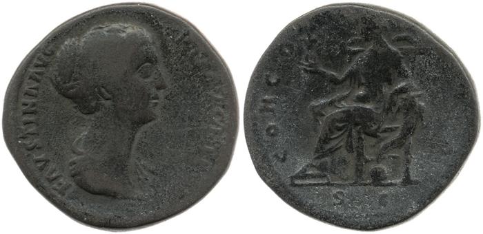 реверс RIC III Antoninus Pius 1374A