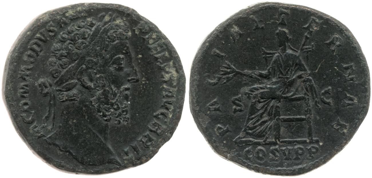 аверс RIC III Commodus 548