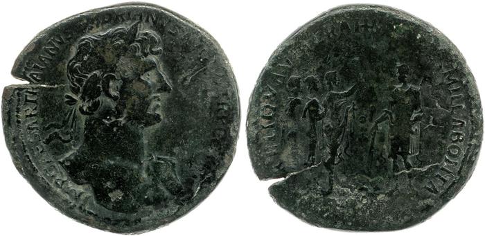 RIC II, Part 3 (second edition) Hadrian 264, реверс, bm