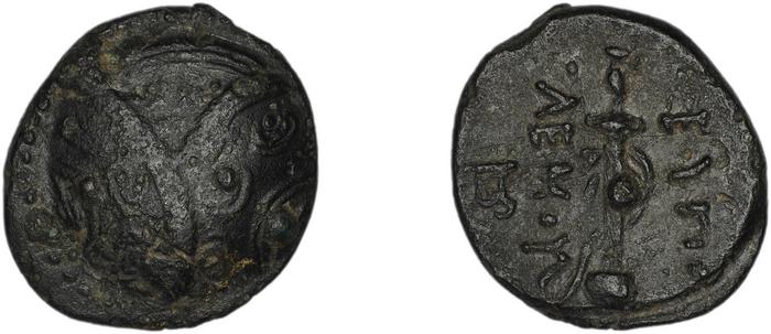 Eupolemos, strategos of Caria Caunus Ashton 1998, реверс, bm
