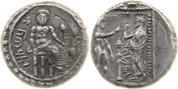 Tarkumuwa, satrap of Cilicia Tarsus Moysey 1986 Issue 5, реверс, bm