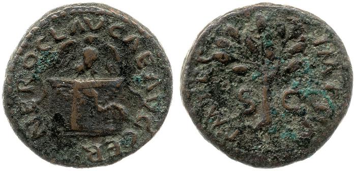 RIC I (second edition) Nero 319, реверс, bm