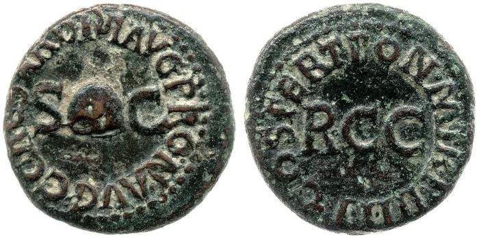 реверс RIC I (second edition) Gaius/Caligula 45