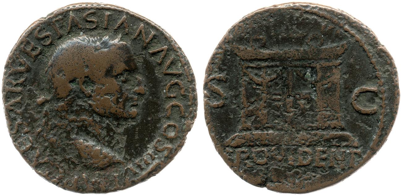аверс RIC II, Part 1 (second edition) Vespasian 1201