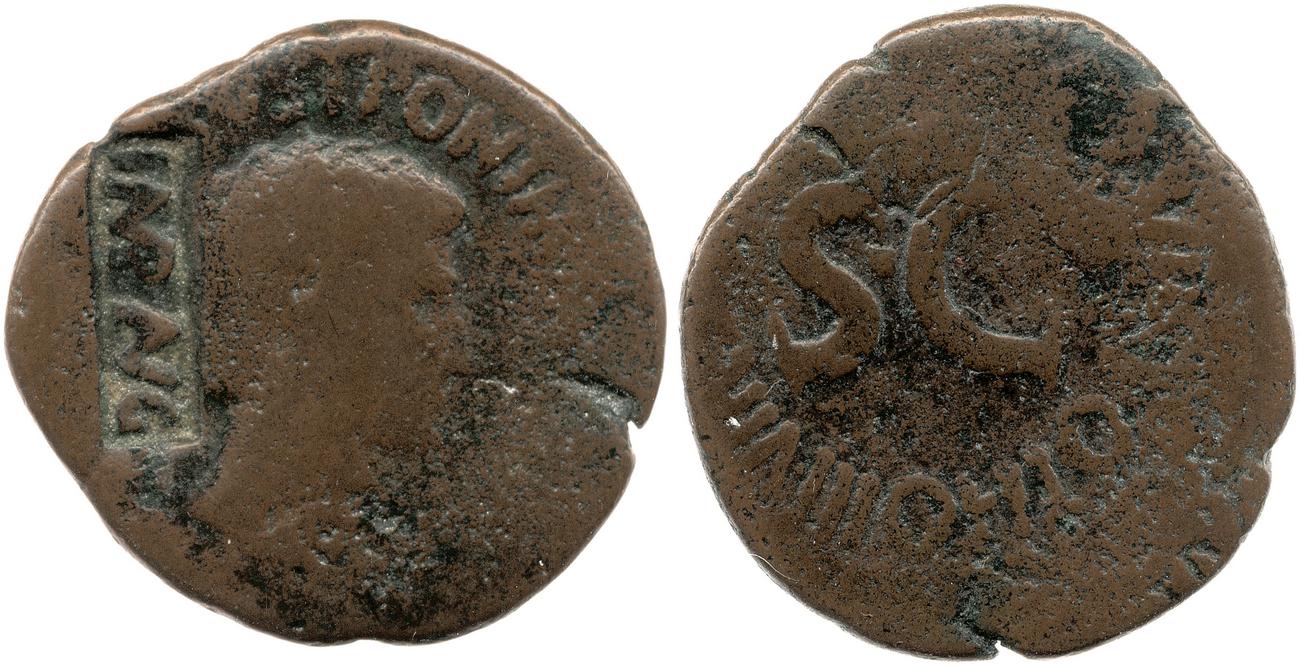 RIC I (second edition) Augustus 431, аверс, bm